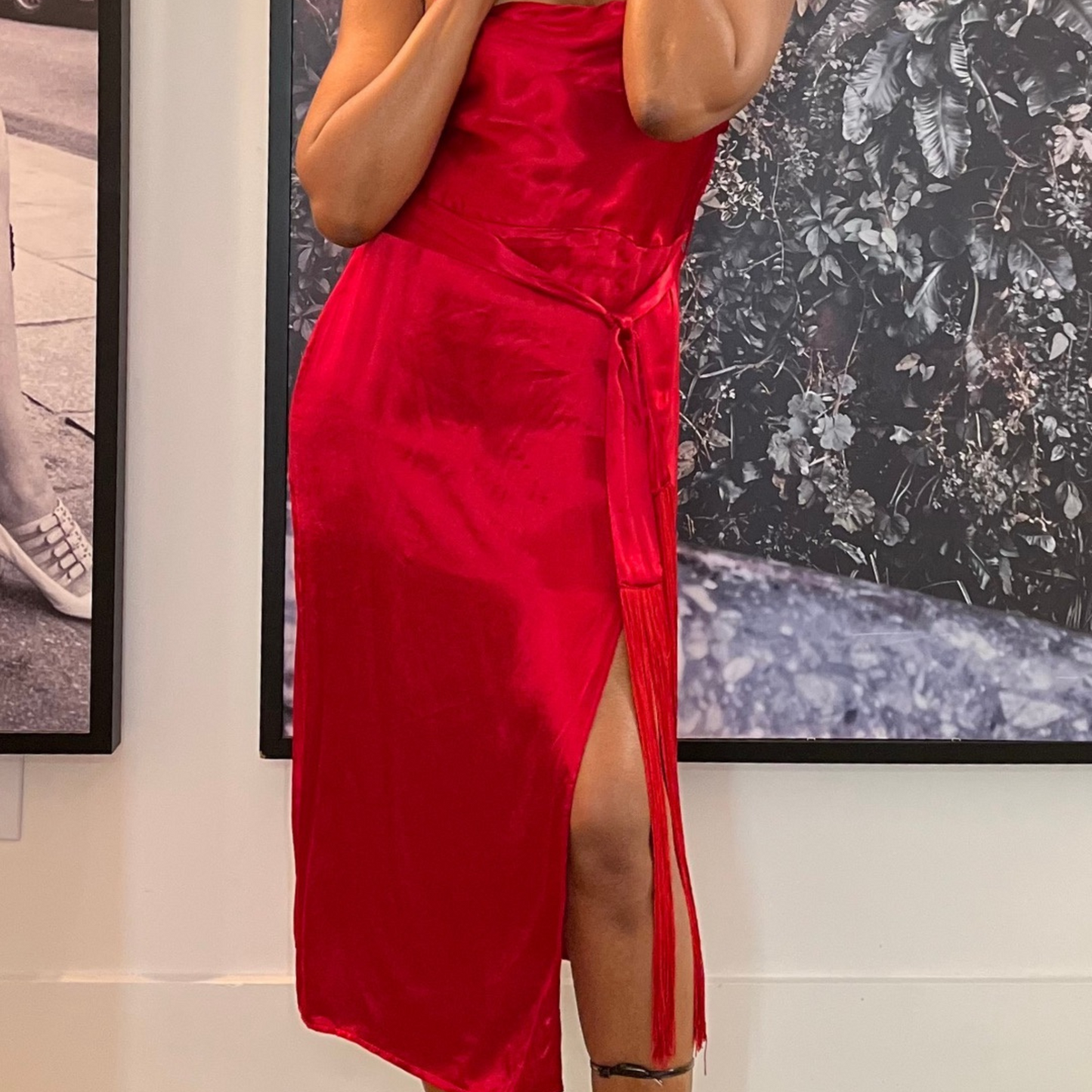 Satin Feel Slip Dress